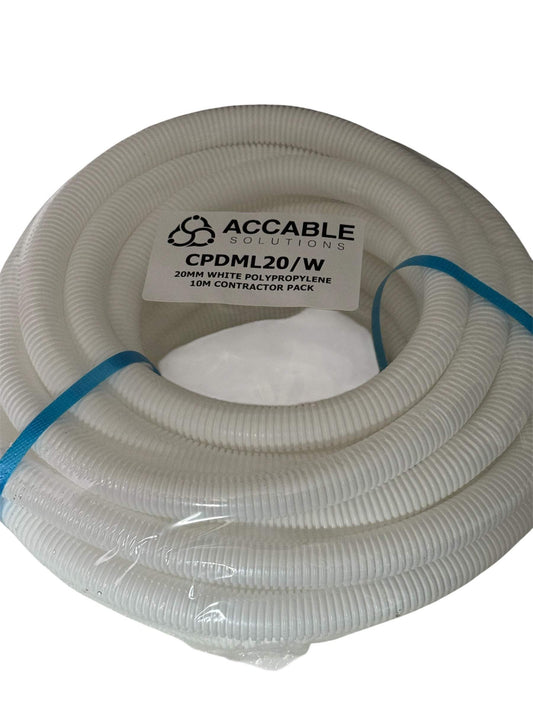 Flexible Conduit Contractor Pack, 10Mtrs + 10 Glands, Flexible, Strength, Light