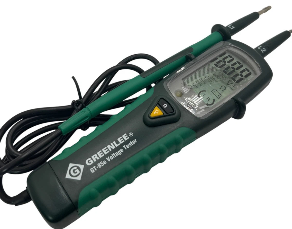 GREENLEE GT-85E 52021956 BIPOLAR VOLTAGE & CONTINUITY TESTER, CAT III 600V