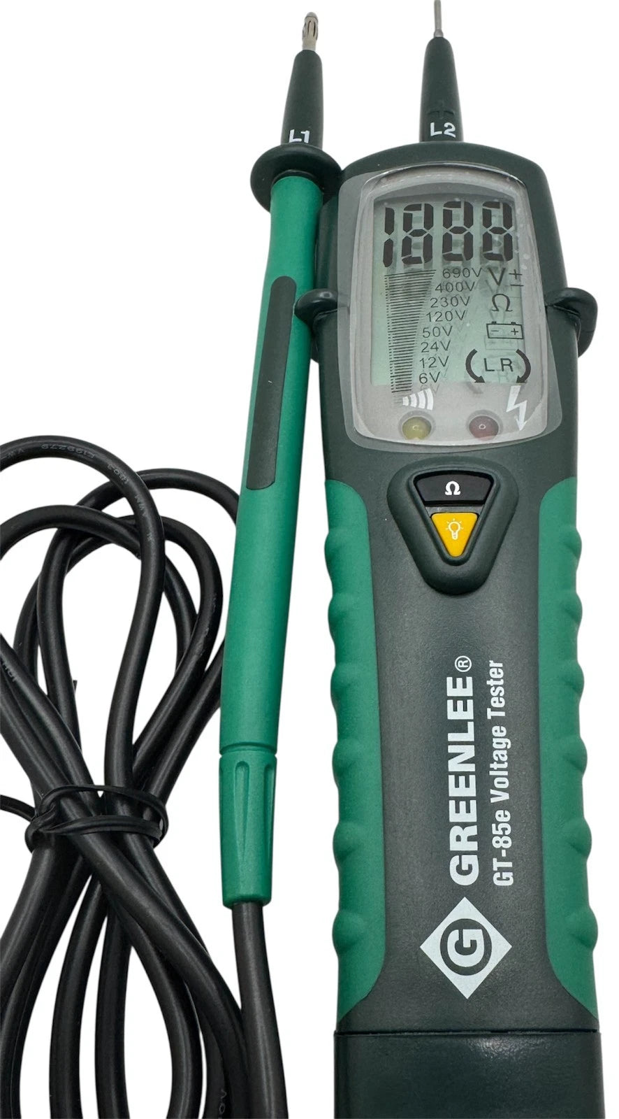 GREENLEE GT-85E 52021956 BIPOLAR VOLTAGE & CONTINUITY TESTER, CAT III 600V