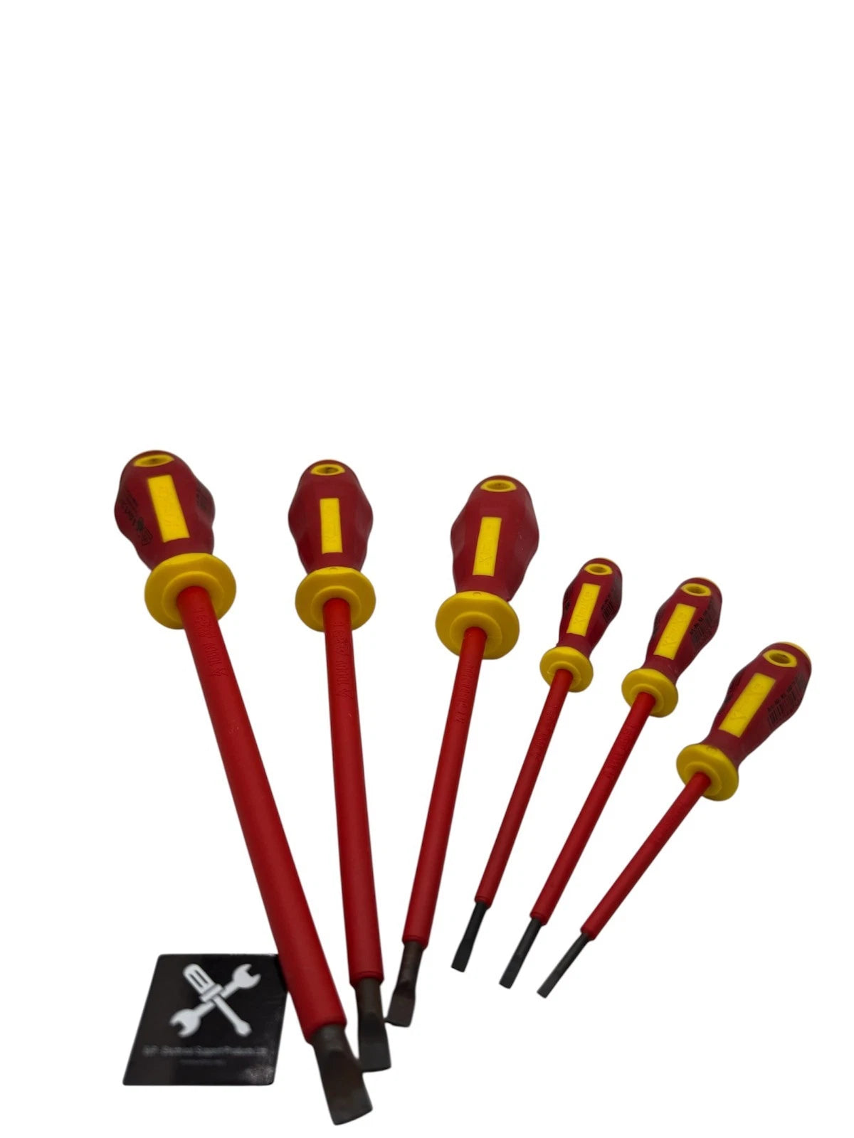 Klauke KL100 Range VDE Slotted Insulated Screwdrivers (various sizes)