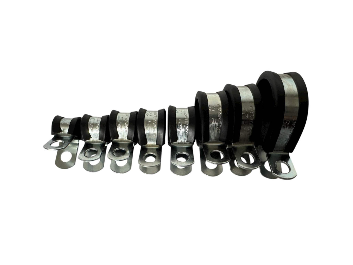 M6 P-Clip, Zinc Plated. Hi-Temp TPE160 Liner, PCZH Range (Pack of 5)