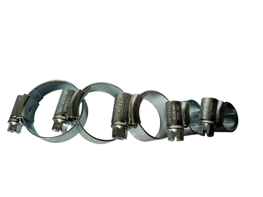 HI-GRIP Worm Drive Hose Clips (Zinc plated) Jubilee Clip (Pack of 10)