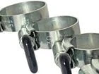 Wing Screw hose clip, HI-GRIP, Zinc with cover. Hose Clip, Jubilee Clip, various sizes (5`s)