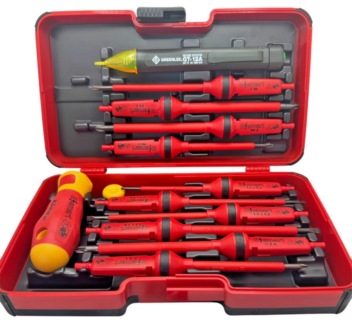 Klauke E-Smart KL301IS 13pce DVE Exchangeable Blade Set with GT-12A Detector
