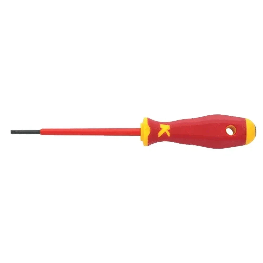 Klauke KL100 Range VDE Slotted Insulated Screwdrivers (various sizes)