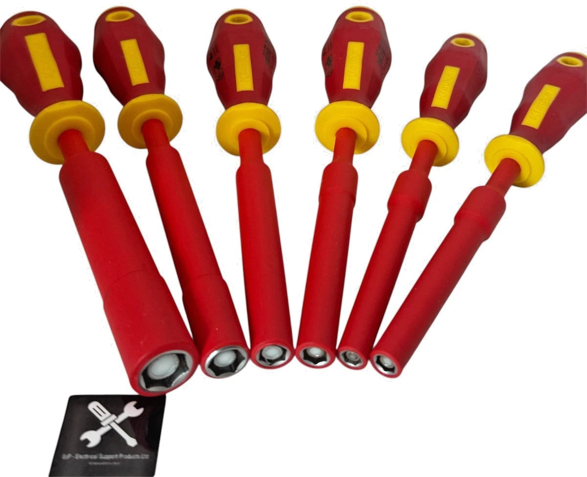 Klauke KL145 Range VDE-M-TEC Insulated Hex Long Reach screwdrivers