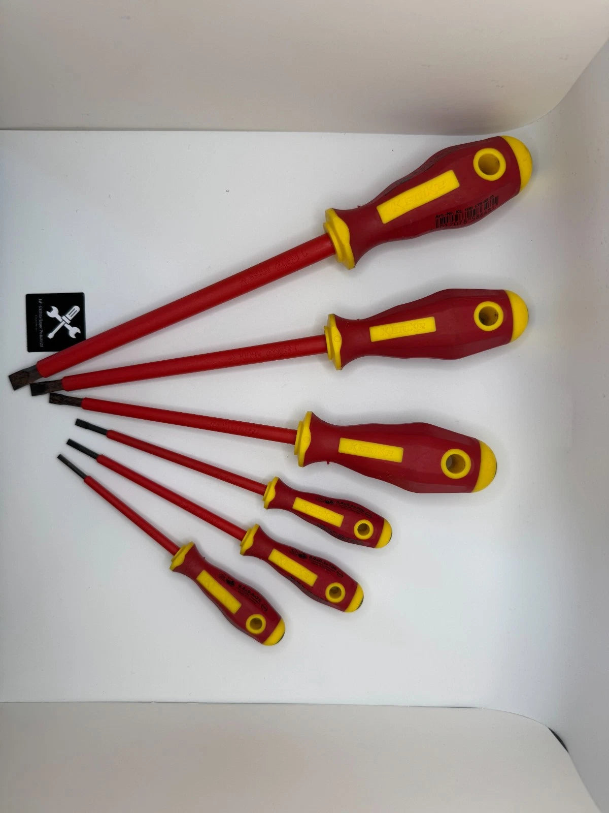 Klauke KL100 Range VDE Slotted Insulated Screwdrivers (various sizes)