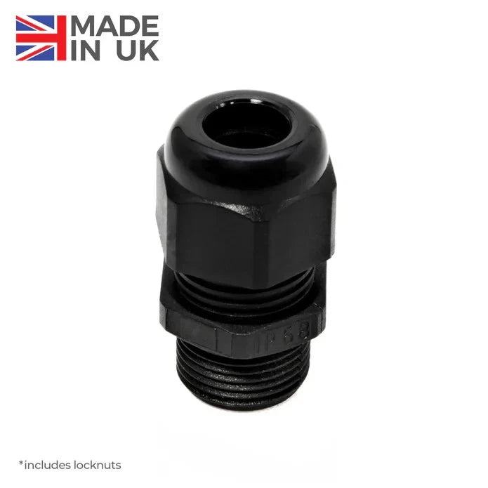 DT Nylon Dome Top Cable Glands – IP68 Industrial Cable Entry (20mm & 25mm) (Pack of 10)