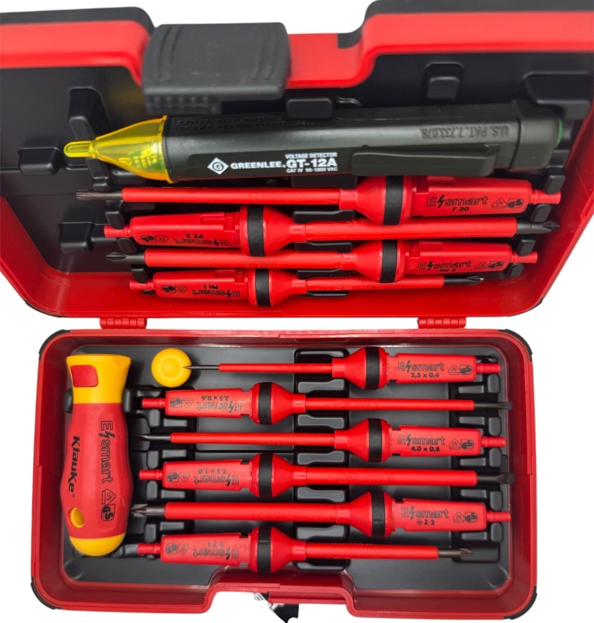 Klauke E-Smart KL301IS 13pce DVE Exchangeable Blade Set with GT-12A Detector