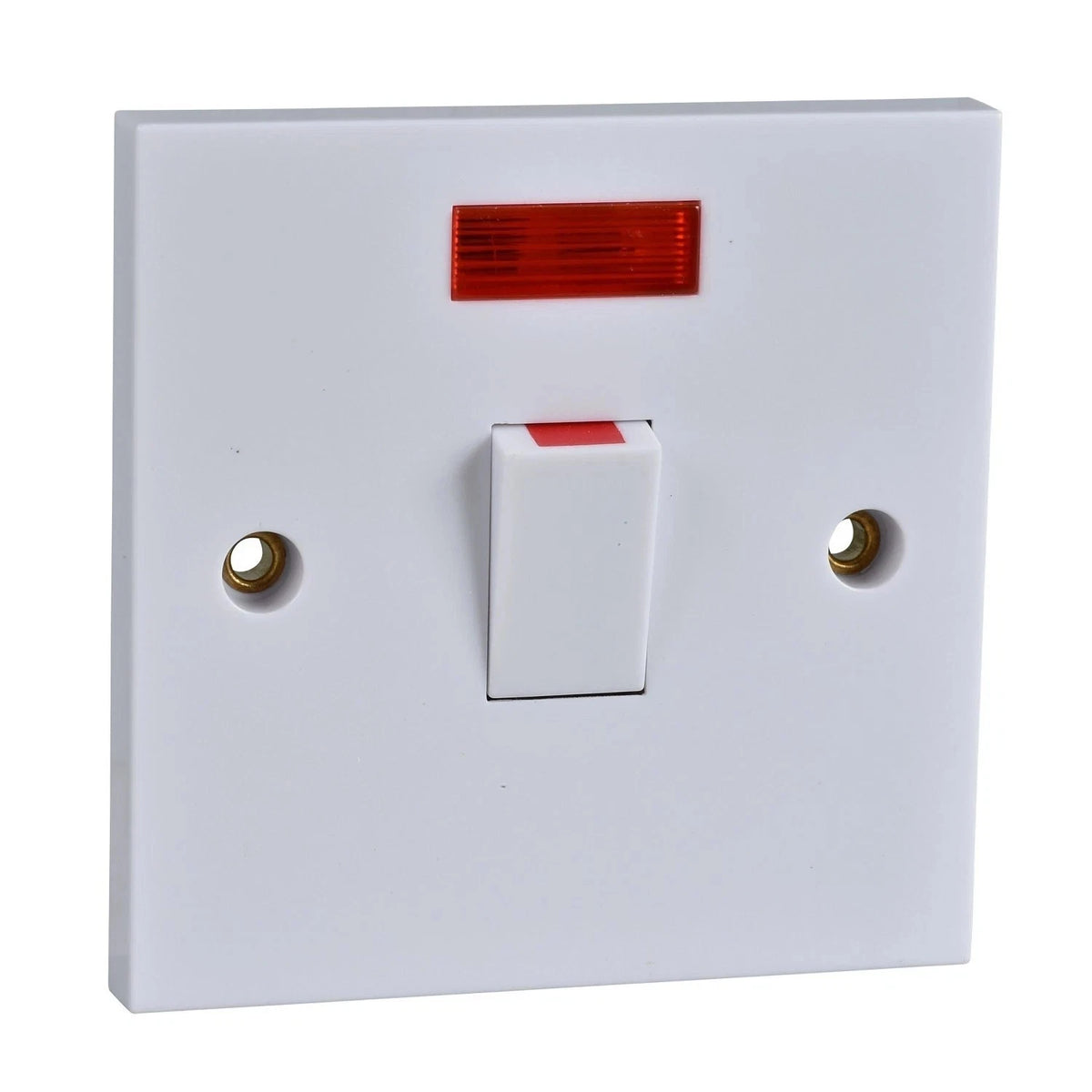 1 gang Switch 20amp with neon lamp - Schnieder AX White GSWDPN20A