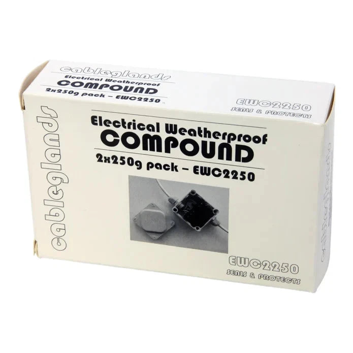 R391 ELECTRICAL WEATHERPROOF COMPOUND 2 x 250g - EWC2250 SEALS & PROTECTS