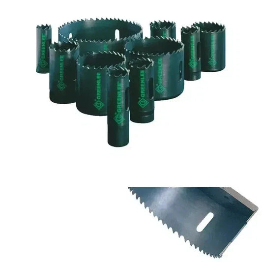 HSS Bi-Metal Hole Saw, Greenlee (by Klauke) High quality, range 16mm - 102mm