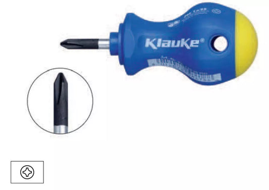 KLAUKE KL11025PH1 PH1 STUBBY / CARBURETTOR SCREWDRIVER CROSS SLOTTED