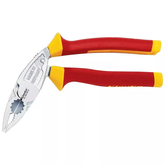 KLAUKE KL026205IS OFFSET VDE POWER COMBINATION PLIERS 205mm