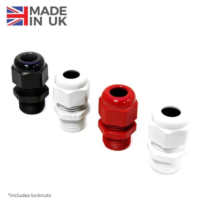 DT Nylon Dome Top Cable Glands – IP68 Industrial Cable Entry (20mm & 25mm) (Pack of 10)