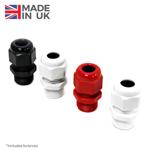 DT Nylon Dome Top Cable Glands – IP68 Industrial Cable Entry (20mm & 25mm) (Pack of 10)