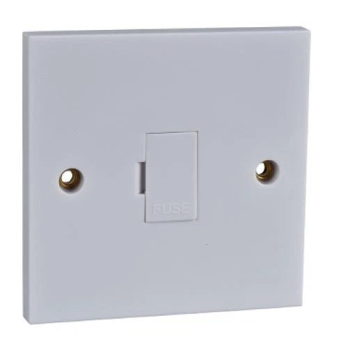 13amp Unswitched Spur Fused - Socket Exclusive  - Schnieder AX White GSPUR